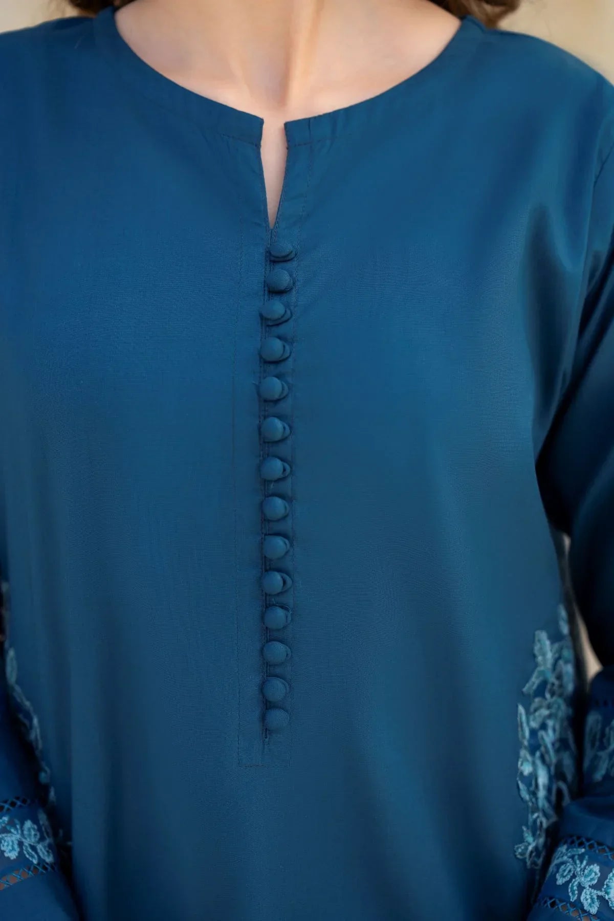 POCKET EMBROIDERED 2PCS