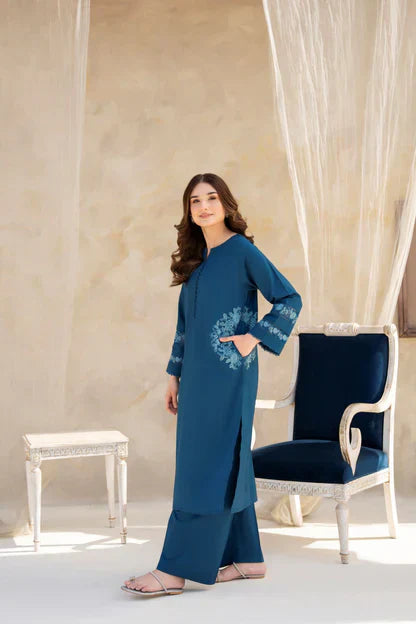 POCKET EMBROIDERED 2PCS