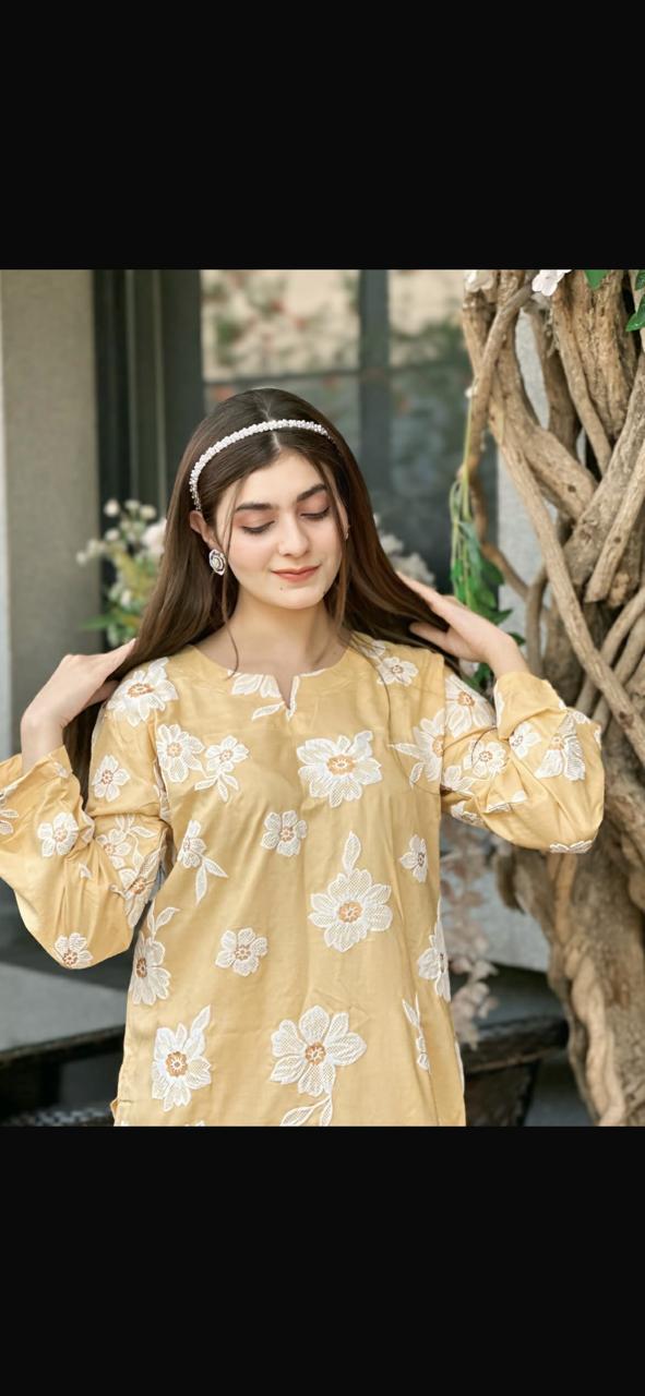 Blush Embosed Trending 2PC