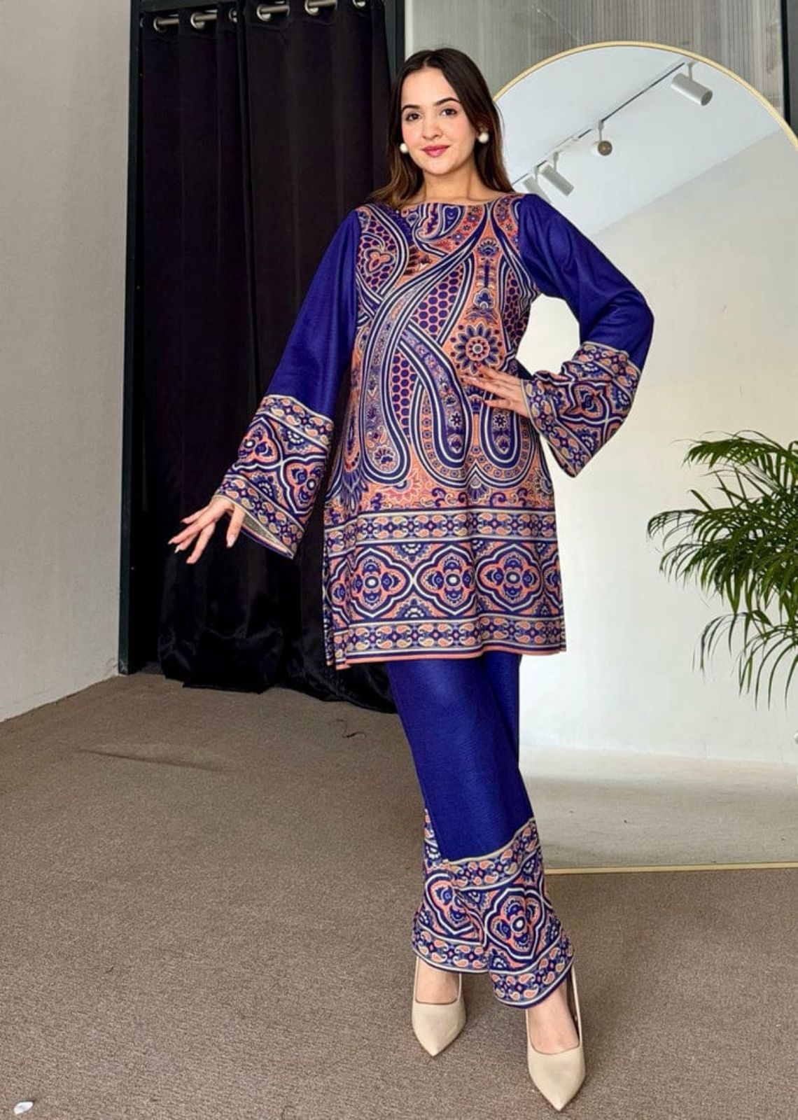 SILK PRINTED 2pc