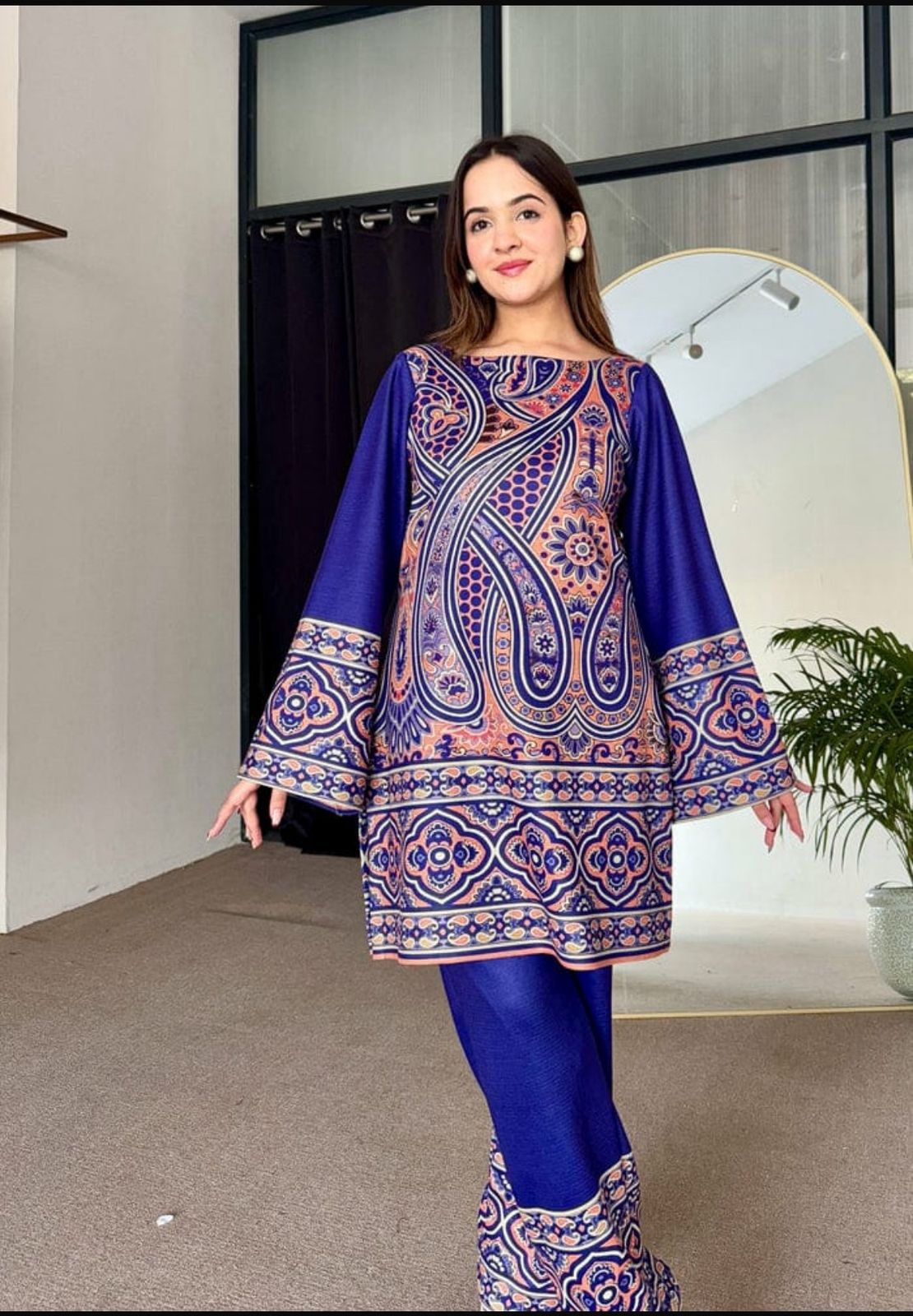 SILK PRINTED 2pc