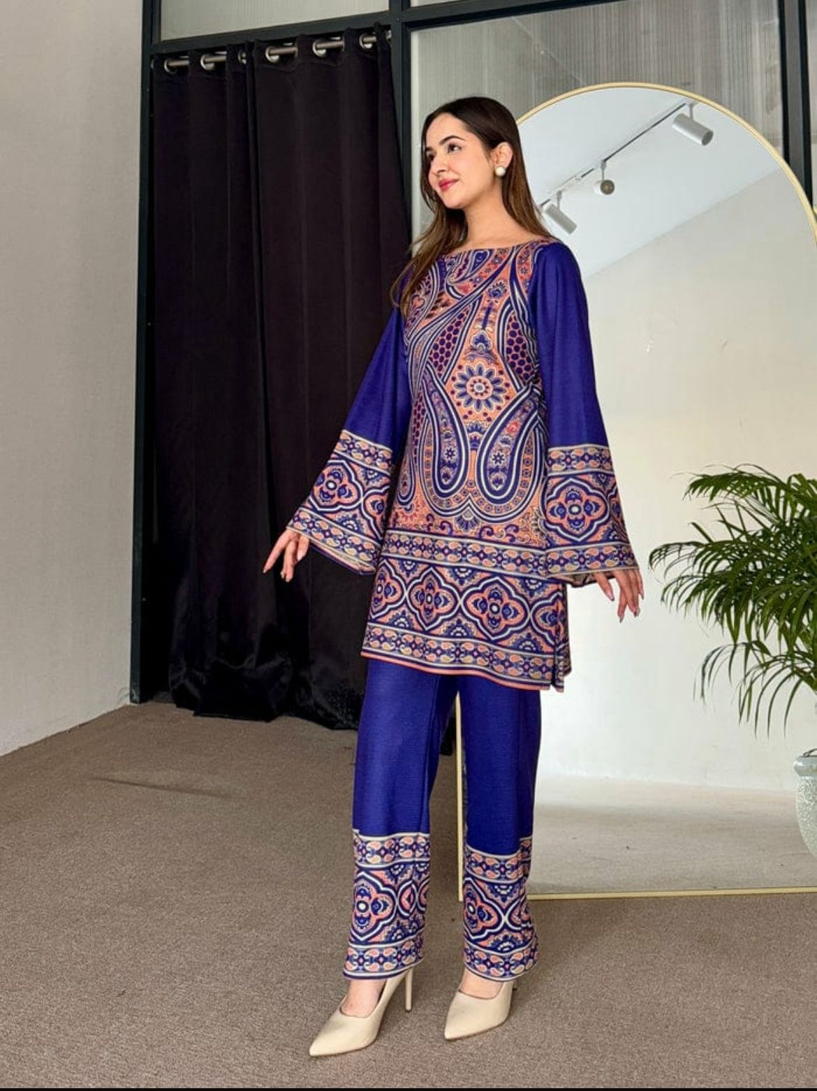 SILK PRINTED 2pc