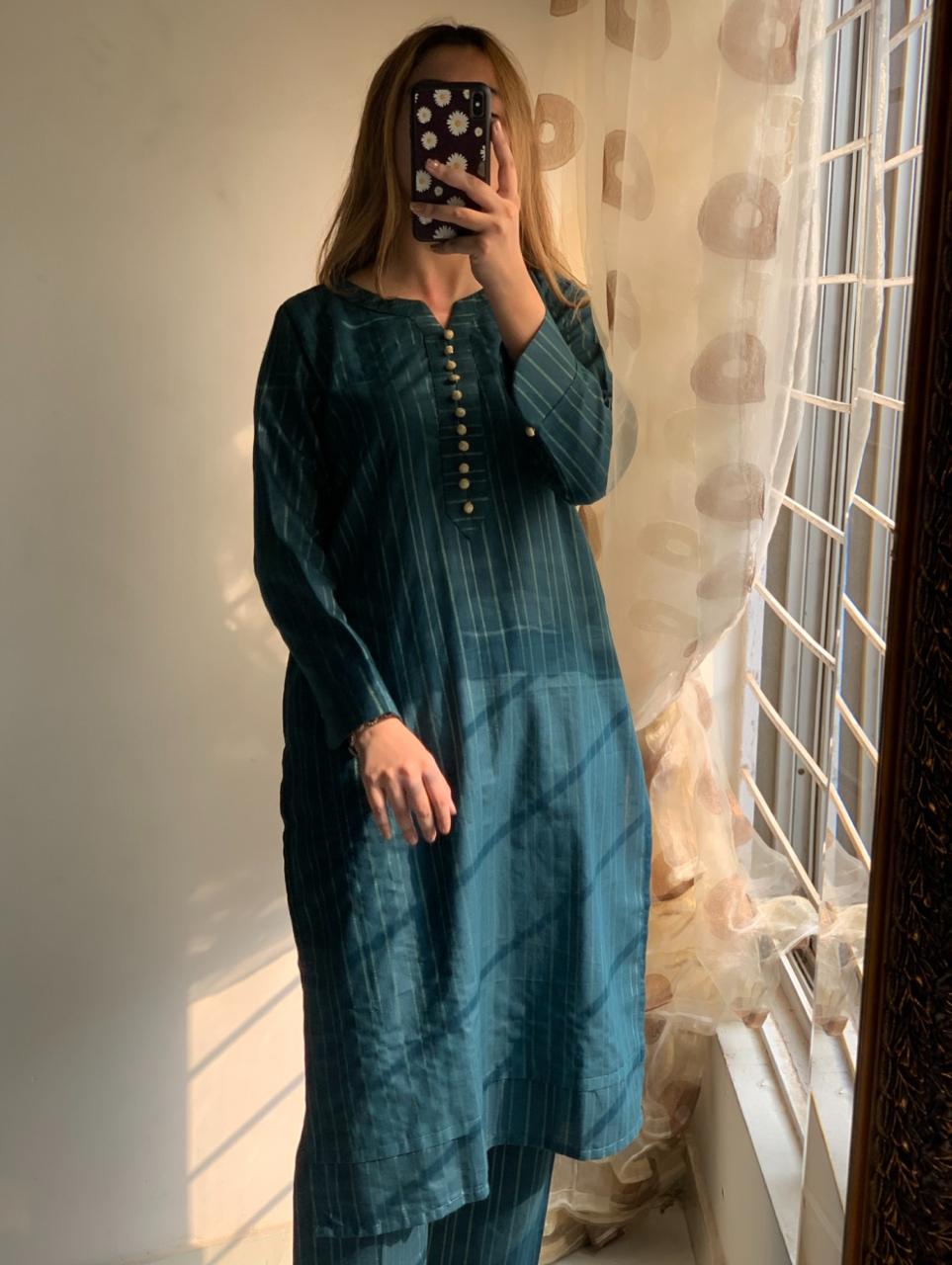 khaddar design 2PC