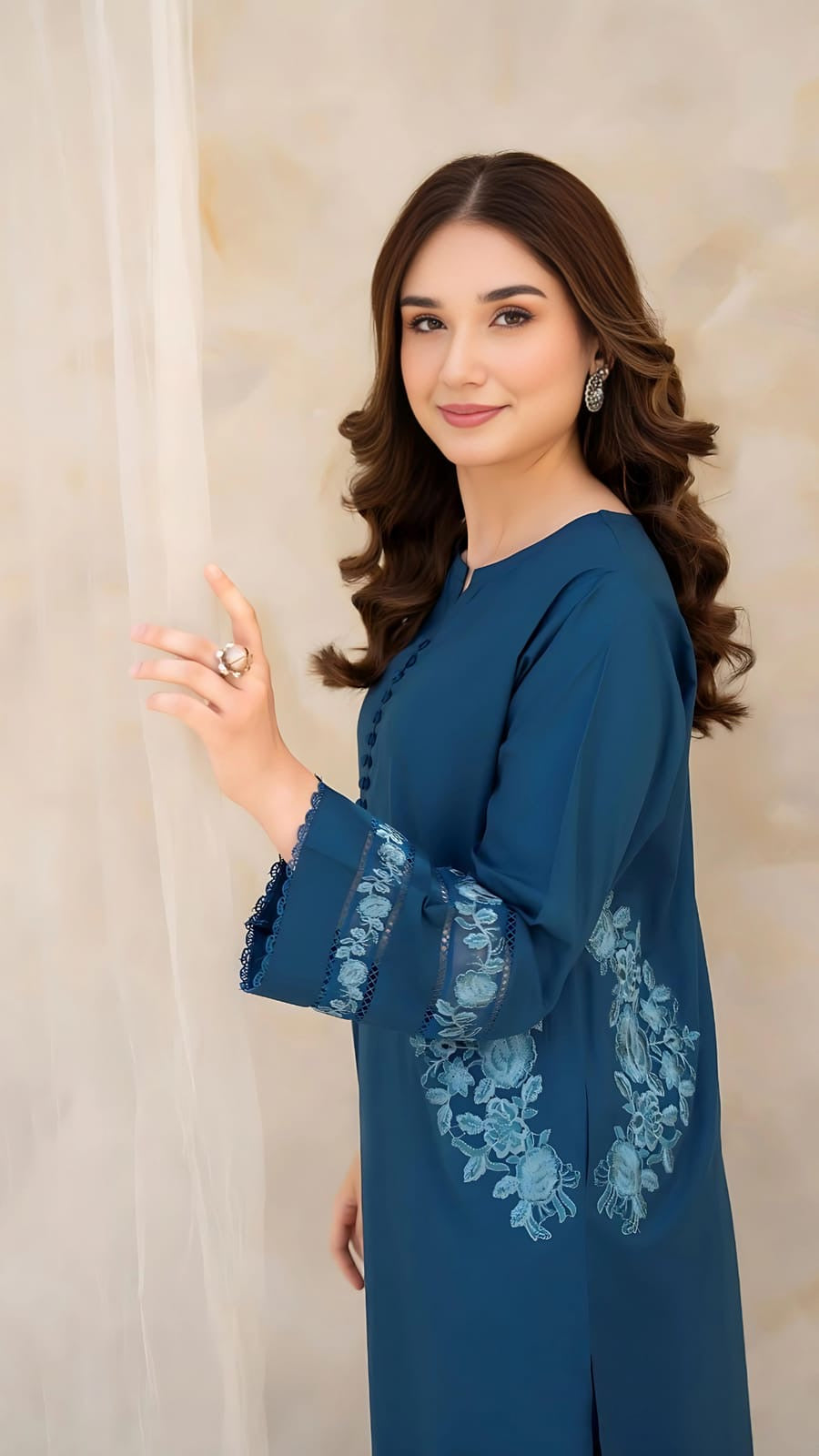 POCKET EMBROIDERED 2PCS